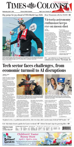 Cover of Times Colonist