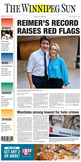 Cover of Winnipeg Sun