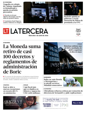 Cover of La Tercera