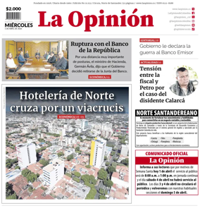 Cover of La Opinion
