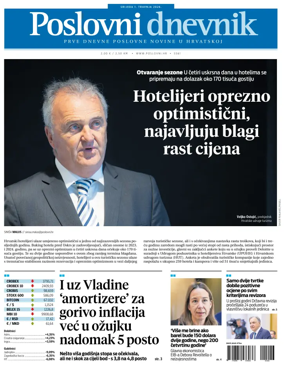 Cover of Poslovni Dnevnik