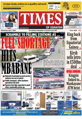 Cover of Times of Eswatini