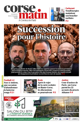 Cover of Corse Matin