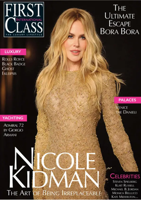 Cover of FIRST CLASS MAGAZINE INTERNATIONAL (ENGLISH)