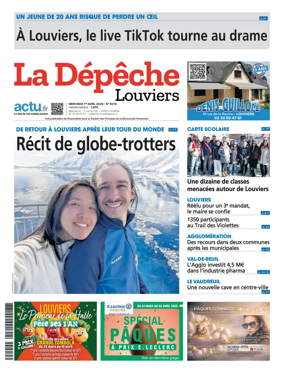 Cover of La Depeche Louviers