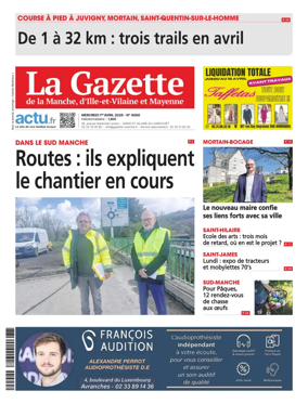 Cover of La Gazette de la Manche