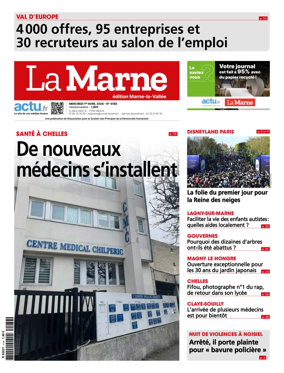Cover of La Marne (edition Marne-la-Vallee)
