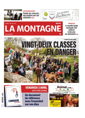 Cover of La Montagne (Moulins)