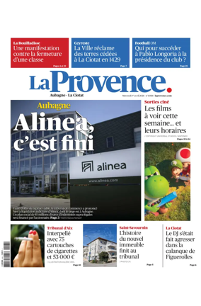 Cover of La Provence Aubagne-La Ciotat