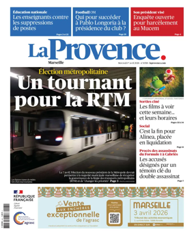 Cover of La Provence Marseille