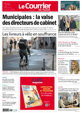 Cover of Le Courrier de l’Ouest (Cholet)