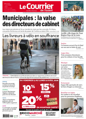 Cover of Le Courrier de l’Ouest (Nord Anjou)