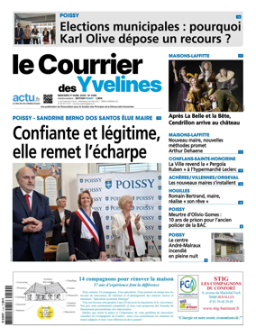 Cover of Le Courrier des Yvelines (Poissy)