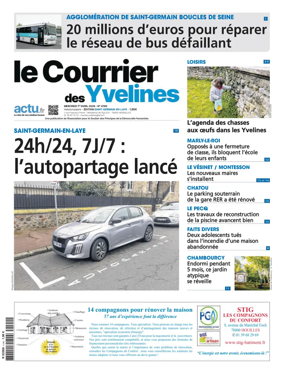 Cover of Le Courrier des Yvelines (Saint-Germain-en-Laye)