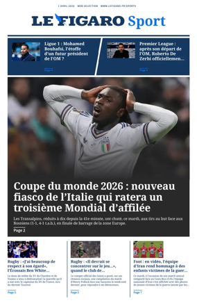 Cover of Le Figaro Sport