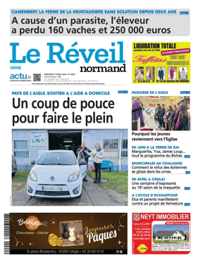 Cover of Le Reveil Normand (Orne)