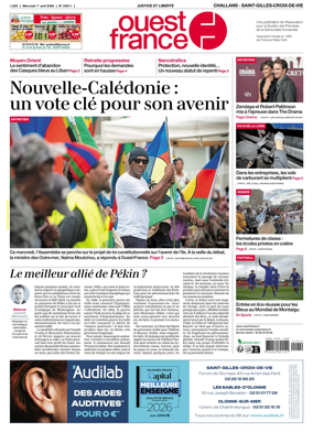 Cover of Ouest France (Challans / Saint-Gilles-Croix-de-Vie)