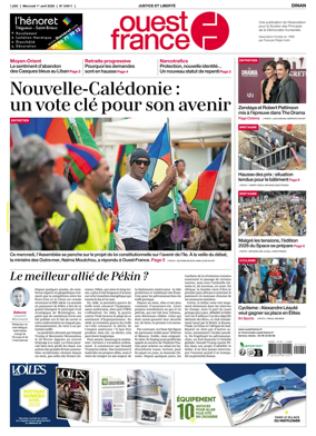 Cover of Ouest France (Dinan)