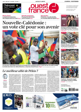 Cover of Ouest France (Loudeac / Rostrenen)