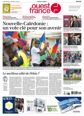 Cover of Ouest France (Manche)