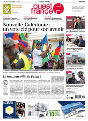 Cover of Ouest France (Mayenne)