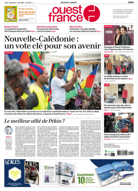 Cover of Ouest France (Orne)