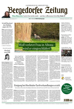 Cover of Bergedorfer Zeitung