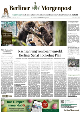 Cover of Berliner Morgenpost