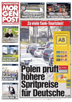 Cover of Chemnitzer Morgenpost