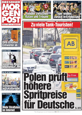 Cover of Dresdner Morgenpost