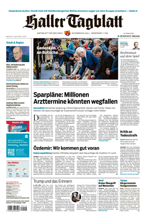 Cover of Haller Tagblatt