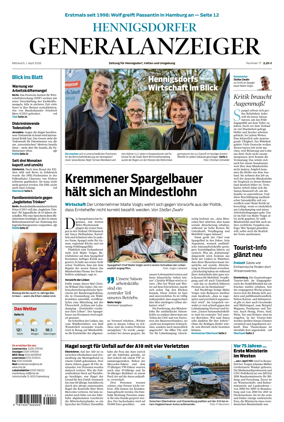 Cover of Hennigsdorfer Generalanzeiger