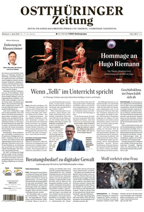 Cover of Ostthuringer Zeitung (Schleiz)