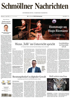 Cover of Ostthuringer Zeitung (Schmolln)