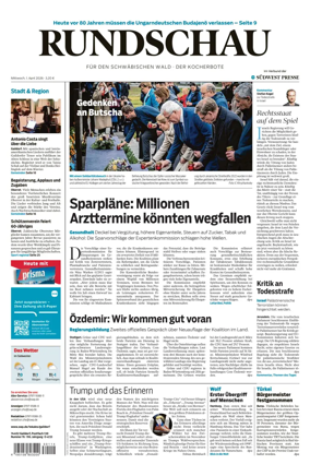 Cover of Rundschau fur den Schwabischen Wald – Der Kocherbote