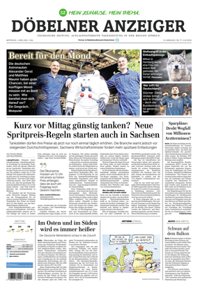 Cover of Sachsische Zeitung (Dobeln)