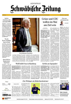 Cover of Schwabische Zeitung (Alb-Donau)