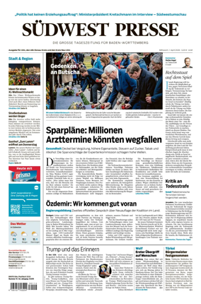 Cover of Sudwest Presse