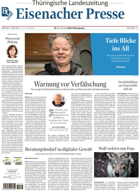 Cover of Thuringische Landeszeitung (Eisenach)