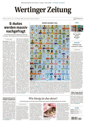 Cover of Wertinger Zeitung