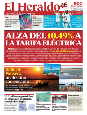 Cover of Diario El Heraldo