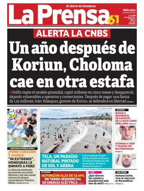 Cover of Diario La Prensa