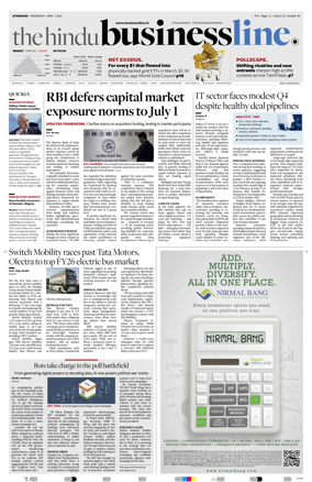 Cover of BusinessLine (Hyderabad)