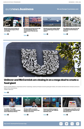 Cover of Euronews Business