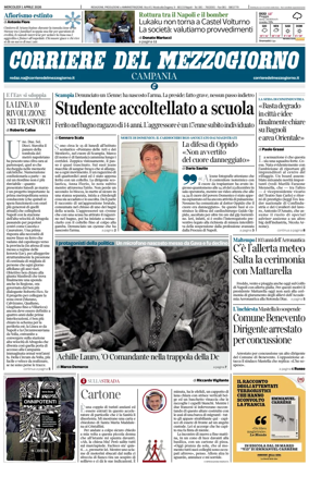 Cover of Corriere del Mezzogiorno (Campania)