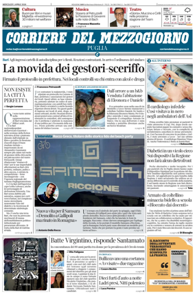 Cover of Corriere del Mezzogiorno (Puglia)