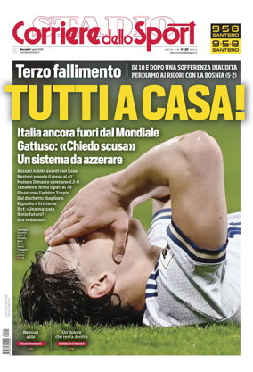 Cover of Corriere dello Sport