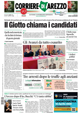 Cover of Corriere di Arezzo