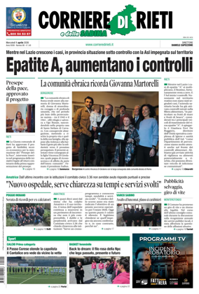 Cover of Corriere di Rieti