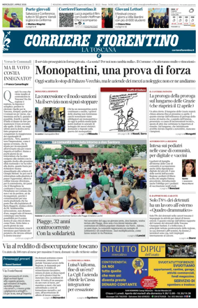 Cover of Corriere Fiorentino